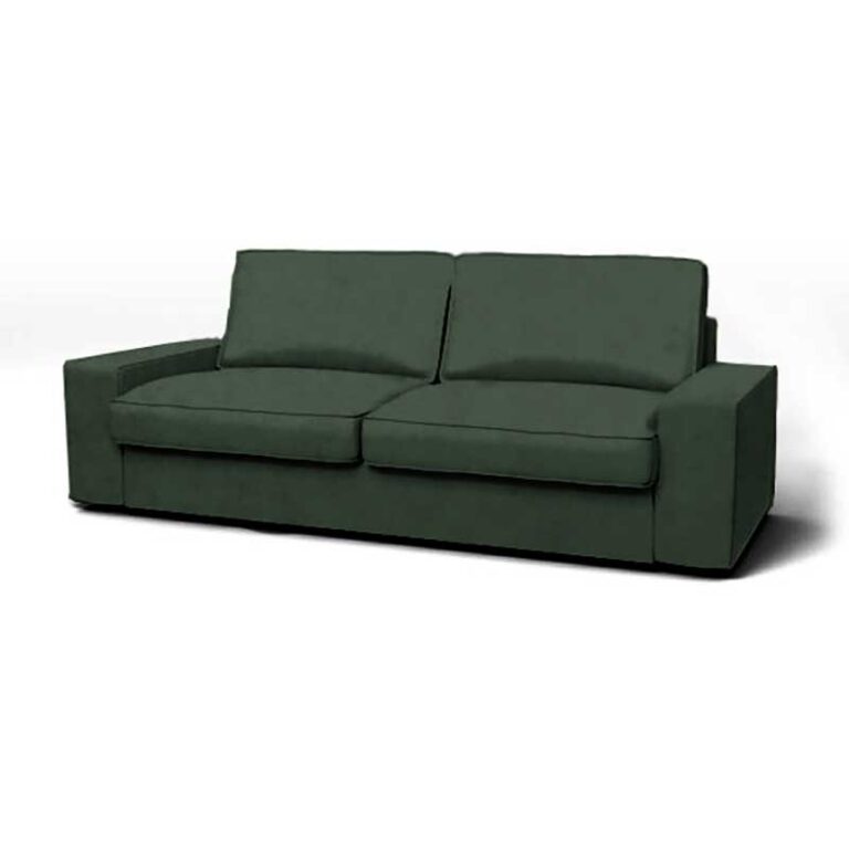 IKEA Kivik 3-seat cover Velvet, Dark Green #26 | Norsemaison