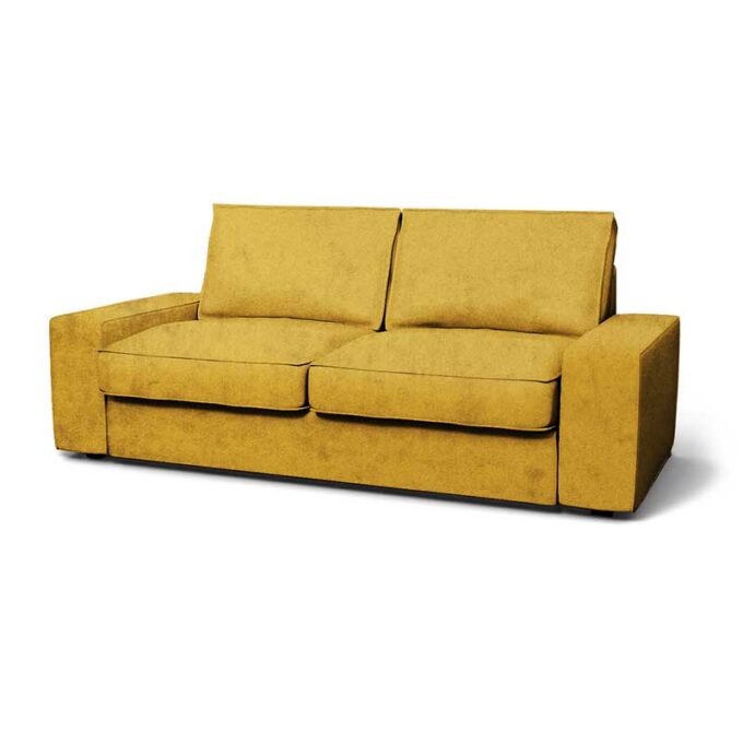 IKEA Kivik 2-seater cover Velvet Ochre Yellow #27 Norsemaison