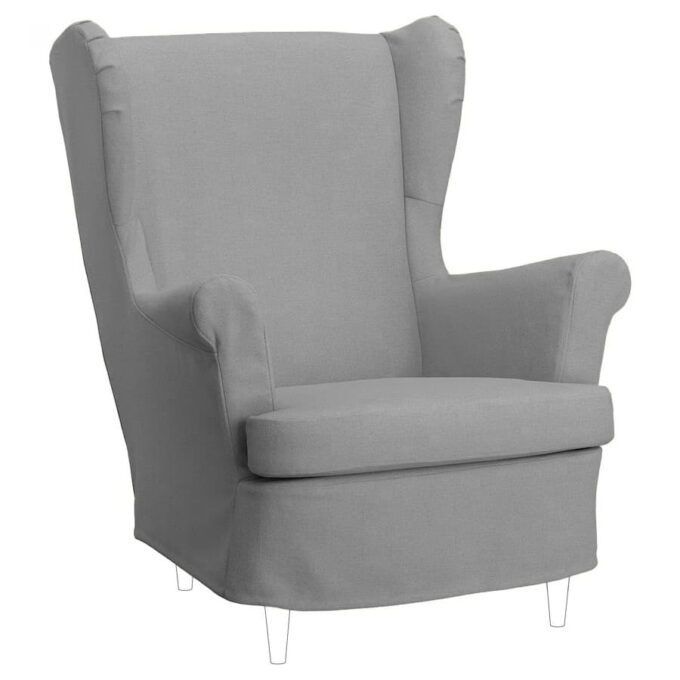 Fodera Poltrona Letto Ikea Misure Rivestimento Strandmon Su Misura