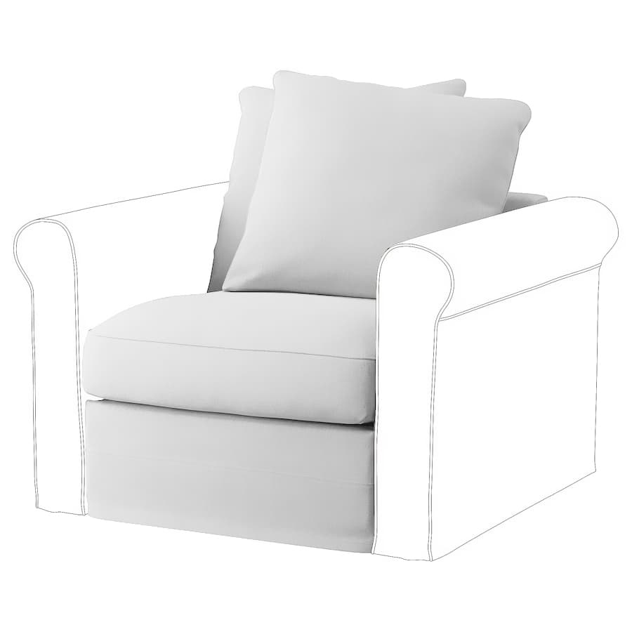 IKEA Grönlid 1zitselement hoes Norsemaison