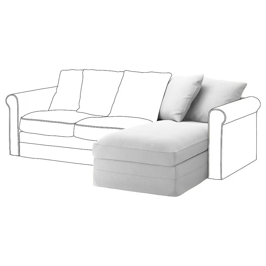 IKEA Grönlid chaise longue hoes Norsemaison